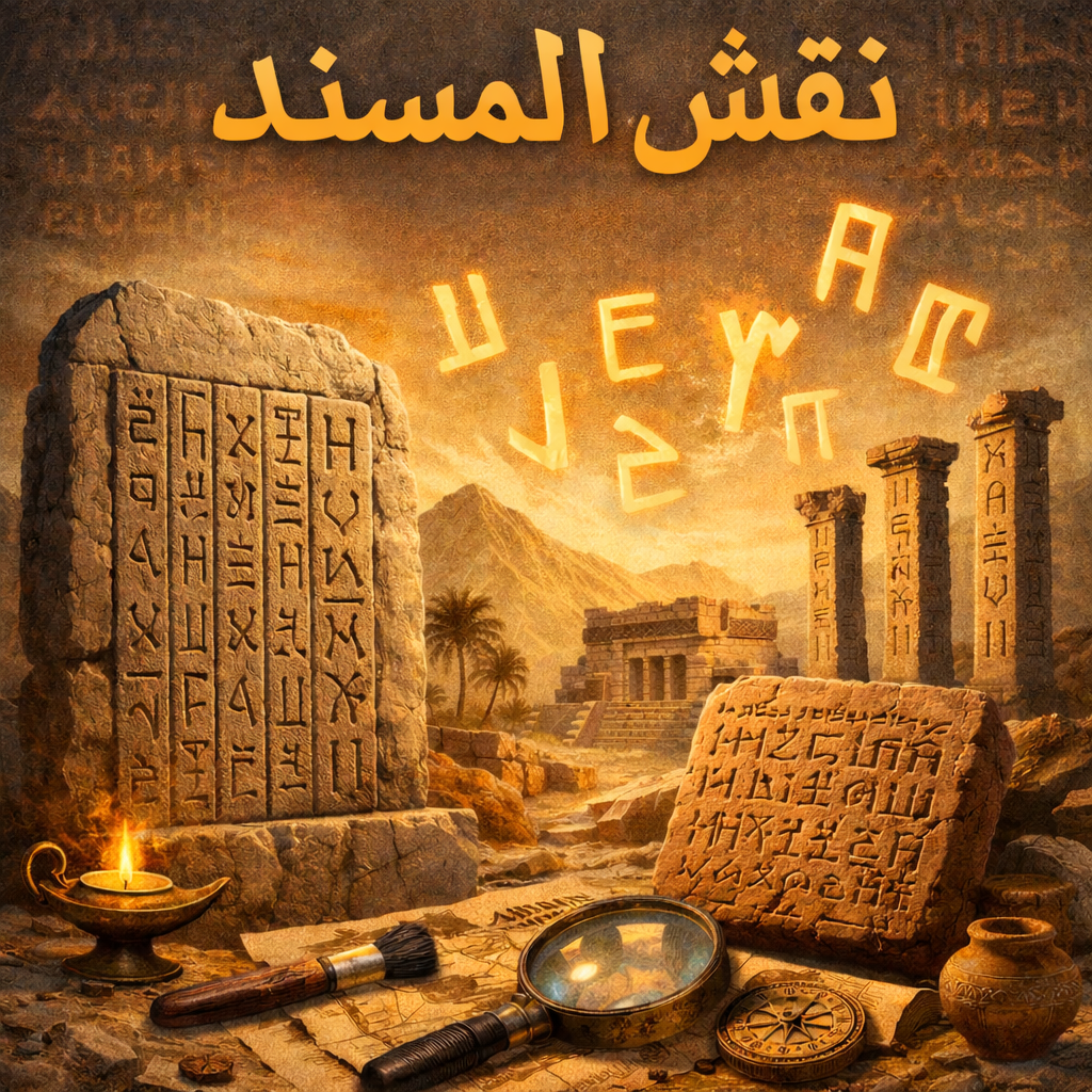 نقش المُسند: جذوره، تسميته، وخصائص أقدم أبجديات جنوب الجزيرة العربية